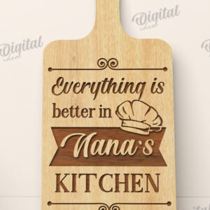 Intra απο ξύλο plywood 3mm-4mm πάχος - Πίνακας κοπής για το Grandma Laser Cut Δίασταση 40x50 cm INTRAFABR-111805146