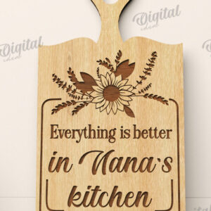 Intra απο ξύλο plywood 3mm-4mm πάχος - Πίνακας κοπής για το Grandma Laser Cut Δίασταση 40x50 cm INTRAFABR-111805252