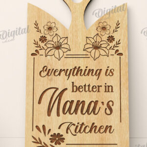 Intra απο ξύλο plywood 3mm-4mm πάχος - Πίνακας κοπής για το Grandma Laser Cut Δίασταση 40x50 cm INTRAFABR-111805310