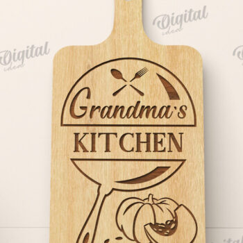 Intra απο ξύλο plywood 3mm-4mm πάχος - Πίνακας κοπής για το Grandma Laser Cut Δίασταση 40x50 cm INTRAFABR-111805057 - Image 1