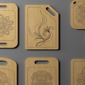 Intra απο ξύλο plywood 3mm-4mm πάχος - Δέσμη σανίδων κοπής / σανίδα κοπής Δίασταση 30x20 cm INTRAFABR-44667242 - Image 1