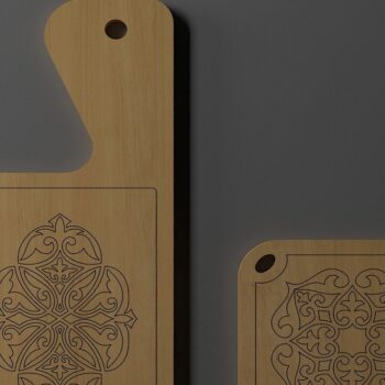 Intra απο ξύλο plywood 3mm-4mm πάχος - Δέσμη σανίδων κοπής / σανίδα κοπής Δίασταση 30x20 cm INTRAFABR-44667242 - Image 2