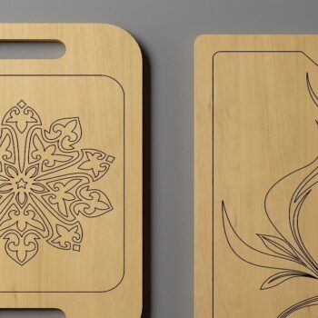 Intra απο ξύλο plywood 3mm-4mm πάχος - Δέσμη σανίδων κοπής / σανίδα κοπής Δίασταση 30x20 cm INTRAFABR-44667242 - Image 4