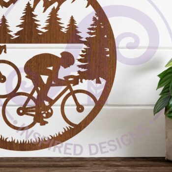 Intra απο ξύλο plywood 3mm-4mm πάχος - Πινακίδα τοίχου ποδηλασίας,  . Διάνυσμα Δίασταση 40x50 cm INTRAFABR-93955219 - Image 1