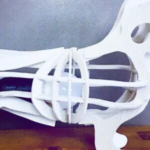 Intra απο ξύλο plywood 3mm-4mm πάχος - Γλυπτό κοπής με λέιζερ 3D Dachshund Dog Δίασταση 30x20 cm INTRAFABR-31801031