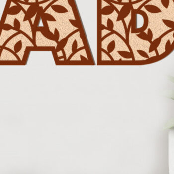 Intra απο ξύλο plywood 3mm-4mm πάχος - Διακοσμητικό διακοσμητικό πάνελ μπαμπάς Δίασταση 14x4 cm INTRAFABR-101934900 - Image 2