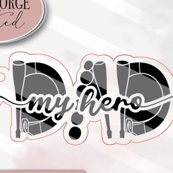 Intra απο ξύλο plywood 3mm-4mm πάχος - Dad Keychain , Γιορτή του Πατέρα Δίασταση 4x4 cm INTRAFABR-74486895 - Image 2