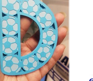 Intra απο ξύλο plywood 3mm-4mm πάχος - Dad Layered Letters Ποδόσφαιρο & Ποδόσφαιρο Δίασταση 30x20 cm INTRAFABR-12958077