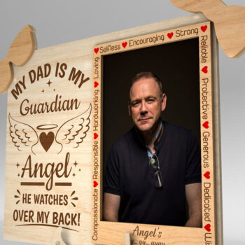 Intra απο ξύλο plywood 3mm-4mm πάχος - Κορνίζα μνημείου μπαμπά  Δίασταση 4x6 cm INTRAFABR-99991686 - Image 6