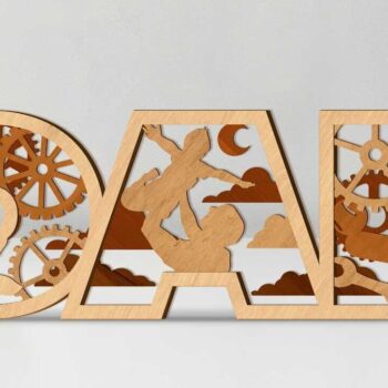 Intra απο ξύλο plywood 3mm-4mm πάχος - Πολυστρωματικό διακοσμητικό  κοπής με λέιζερ DAD Δίασταση 14x4 cm INTRAFABR-99092499 - Image 1