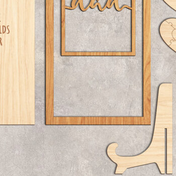 Intra απο ξύλο plywood 3mm-4mm πάχος - Dad Puzzle Desk Sign - Break Jhon Δίασταση 30x20 cm INTRAFABR-94407779 - Image 2