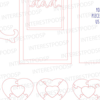 Intra απο ξύλο plywood 3mm-4mm πάχος - Dad Puzzle Desk Sign - Break Jhon Δίασταση 30x20 cm INTRAFABR-94407779 - Image 3