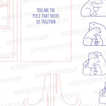 Intra απο ξύλο plywood 3mm-4mm πάχος - Dad Puzzle Desk Sign  - Break Jhon Δίασταση 30x20 cm INTRAFABR-94407856 - Image 3