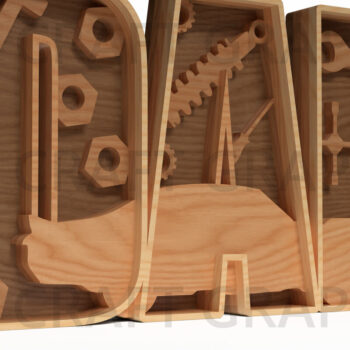 Intra απο ξύλο plywood 3mm-4mm πάχος - Δέσμη κοπής με λέιζερ τέχνης του πατέρα Δίασταση 30x20 cm INTRAFABR-121764495 - Image 9