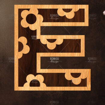 Intra απο ξύλο plywood 3mm-4mm πάχος - Σχέδιο αλφάβητου κοπής με λέιζερ Daisy ABC Δίασταση 30x20 cm INTRAFABR-119535089 - Image 6