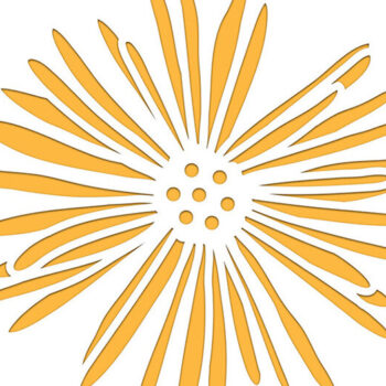 Intra απο ξύλο plywood 3mm-4mm πάχος -  αποκοπής  Card Daisy Cutout Δίασταση 5x5 cm INTRAFABR-12516275 - Image 1