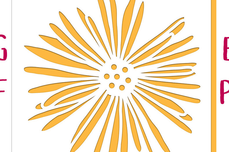 Intra απο ξύλο plywood 3mm-4mm πάχος -  αποκοπής  Card Daisy Cutout Δίασταση 5x5 cm INTRAFABR-12516275