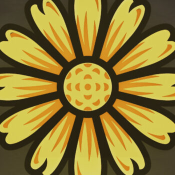 Intra απο ξύλο plywood 3mm-4mm πάχος - Daisy Laser Cut Design - Flower 3D Light Δίασταση 30x20 cm INTRAFABR-118261479 - Image 1