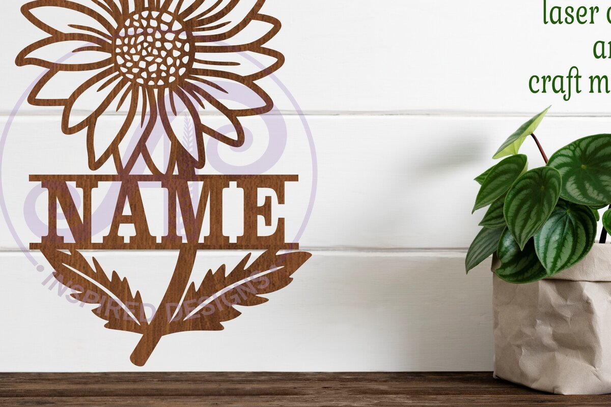 Intra απο ξύλο plywood 3mm-4mm πάχος - Πρότυπο κοπής λέιζερ  Sin Name Daisy Δίασταση 30x20 cm INTRAFABR-78770334