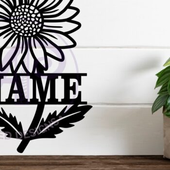 Intra απο ξύλο plywood 3mm-4mm πάχος - Πρότυπο κοπής λέιζερ  Sin Name Daisy Δίασταση 30x20 cm INTRAFABR-78770334 - Image 2