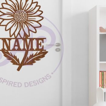 Intra απο ξύλο plywood 3mm-4mm πάχος - Πρότυπο κοπής λέιζερ  Sin Name Daisy Δίασταση 30x20 cm INTRAFABR-78770334 - Image 3