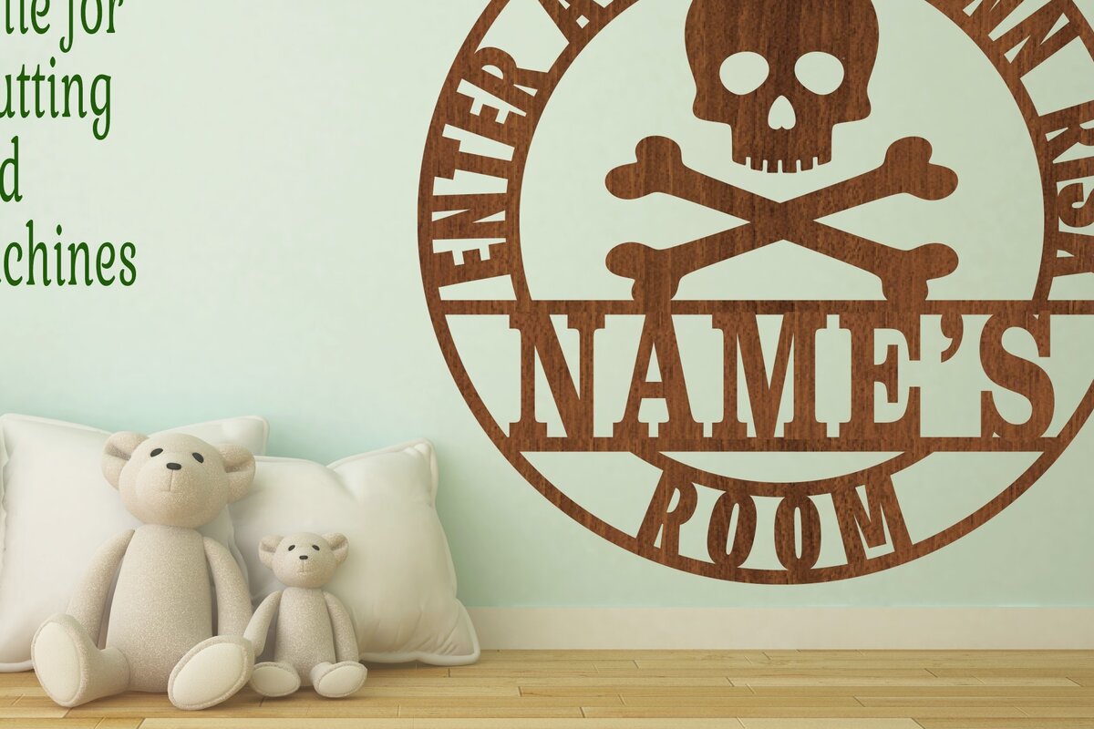 Intra απο ξύλο plywood 3mm-4mm πάχος - Πρότυπο κοπής με λέιζερ  Sin Name Danger Δίασταση 30x20 cm INTRAFABR-71596090