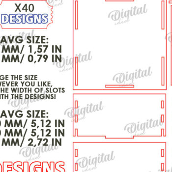 Intra απο ξύλο plywood 3mm-4mm πάχος - Date Night Box & Tokens Laser Cut Bundle Δίασταση 30x20 cm INTRAFABR-115403091 - Image 5