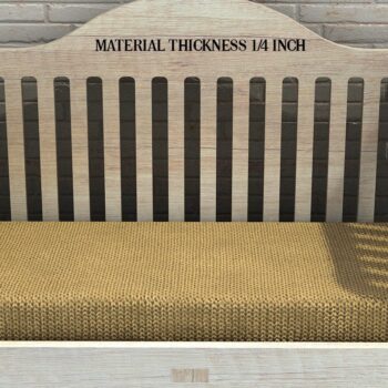 Intra απο ξύλο plywood 3mm-4mm πάχος - Λίμες κοπής κούκλας ανάκλιντρο Baby Rock Δίασταση 30x20 cm INTRAFABR-38584960 - Image 1