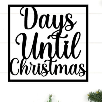 Intra απο ξύλο plywood 3mm-4mm πάχος - ΜΕΡΕΣ ΜΕΧΡΙ ΤΑ ΧΡΙΣΤΟΥΓΕΝΝΑ METAL WALL ART LASE Δίασταση 40x50 cm INTRAFABR-82758052 - Image 1