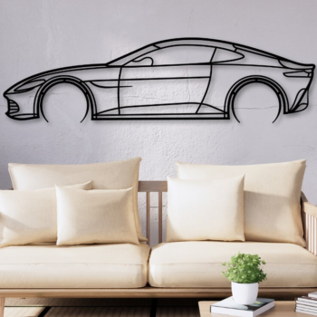 Intra απο ξύλο plywood 3mm-4mm πάχος - DB10 Car Silhouette, αυτοκινήτου με Δίασταση 20x20 cm INTRAFABR-110154874 - Image 1