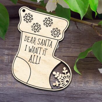 Intra απο ξύλο plywood 3mm-4mm πάχος - Αγαπητέ Βασίλη, τα θέλω ΟΛΑ Δίασταση 20x20 cm INTRAFABR-37253918 - Image 1