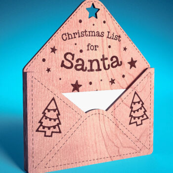 Intra απο ξύλο plywood 3mm-4mm πάχος - Dear Santa Ornament Laser Cut | Δίασταση 6x6 cm INTRAFABR-72094418 - Image 6