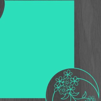 Intra απο ξύλο plywood 3mm-4mm πάχος - Διακόσμηση Floral Cards Papercut/Lasercut  Δίασταση 20x20 cm INTRAFABR-33058521 - Image 1