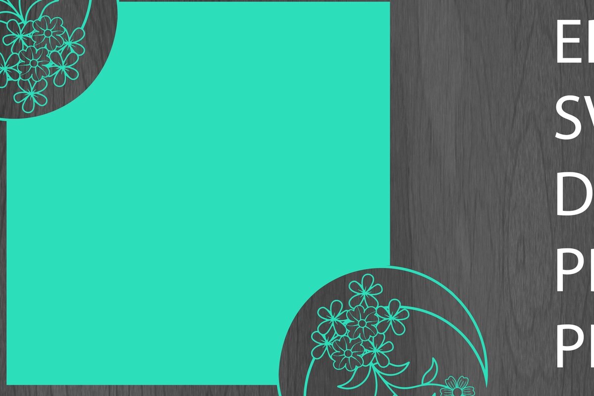 Intra απο ξύλο plywood 3mm-4mm πάχος - Διακόσμηση Floral Cards Papercut/Lasercut  Δίασταση 20x20 cm INTRAFABR-33058521