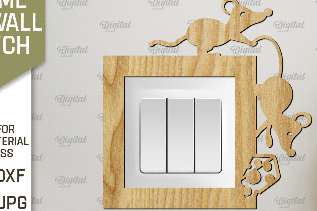 Intra απο ξύλο plywood 3mm-4mm πάχος - Διακοσμητικό πλαίσιο για διακόπτη τοίχου με λέιζερ Δίασταση 20x25 cm INTRAFABR-92039471