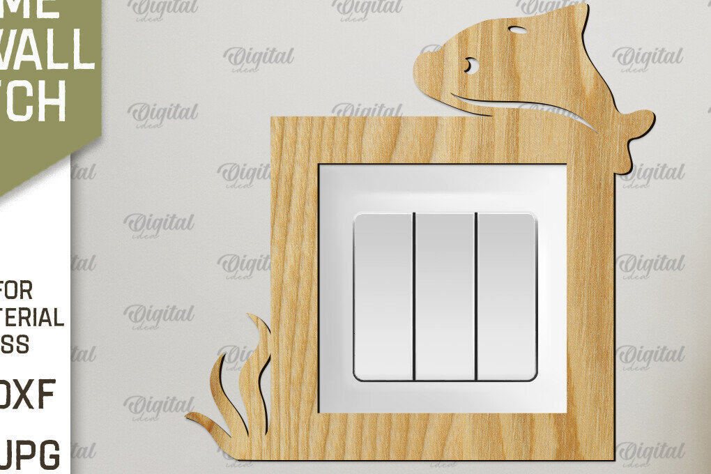 Intra απο ξύλο plywood 3mm-4mm πάχος - Διακοσμητικό πλαίσιο για διακόπτη τοίχου με λέιζερ Δίασταση 20x25 cm INTRAFABR-92039581