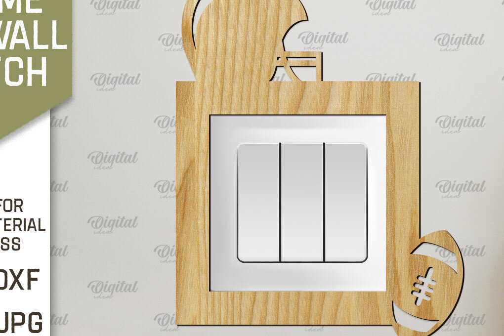 Intra απο ξύλο plywood 3mm-4mm πάχος - Διακοσμητικό πλαίσιο για διακόπτη τοίχου με λέιζερ Δίασταση 20x25 cm INTRAFABR-92039666