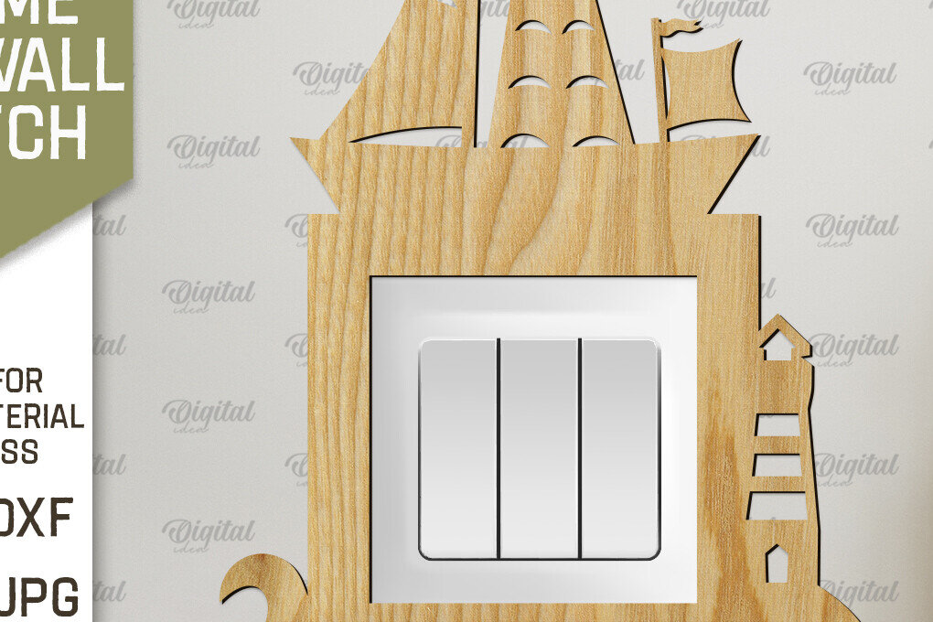 Intra απο ξύλο plywood 3mm-4mm πάχος - Διακοσμητικό πλαίσιο για διακόπτη τοίχου με λέιζερ Δίασταση 20x25 cm INTRAFABR-92039291