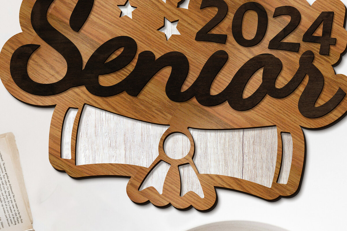 Intra απο ξύλο plywood 3mm-4mm πάχος - Πρότυπο κοπής Senior Multilayer Decor Δίασταση 6x10 cm INTRAFABR-93884999