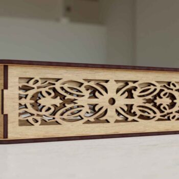 Intra απο ξύλο plywood 3mm-4mm πάχος - Διακοσμητικό κουτί Laser Cut Files REF 004 Δίασταση 30x20 cm INTRAFABR-110657877 - Image 1