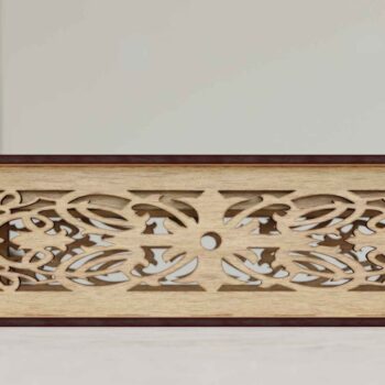 Intra απο ξύλο plywood 3mm-4mm πάχος - Διακοσμητικό κουτί Laser Cut Files REF 004 Δίασταση 30x20 cm INTRAFABR-110657877 - Image 2