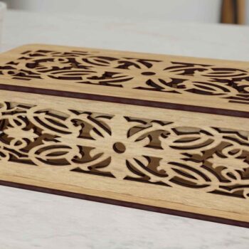 Intra απο ξύλο plywood 3mm-4mm πάχος - Διακοσμητικό κουτί Laser Cut Files REF 004 Δίασταση 30x20 cm INTRAFABR-110657877 - Image 3