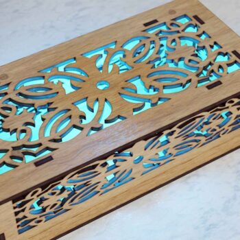 Intra απο ξύλο plywood 3mm-4mm πάχος - Διακοσμητικό κουτί Laser Cut Files REF 004 Δίασταση 30x20 cm INTRAFABR-110657877 - Image 7