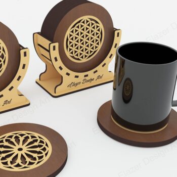 Intra απο ξύλο plywood 3mm-4mm πάχος - Διακοσμητικά Σουβέρ σε Κουτιά Laser Cut  Δίασταση 105x54 cm INTRAFABR-72392271 - Image 1