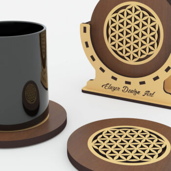 Intra απο ξύλο plywood 3mm-4mm πάχος - Διακοσμητικά Σουβέρ σε Κουτιά Laser Cut  Δίασταση 105x54 cm INTRAFABR-72392271 - Image 2