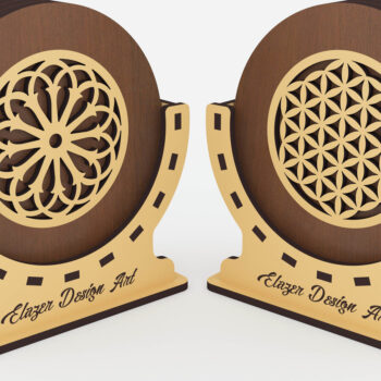 Intra απο ξύλο plywood 3mm-4mm πάχος - Διακοσμητικά Σουβέρ σε Κουτιά Laser Cut  Δίασταση 105x54 cm INTRAFABR-72392271 - Image 4