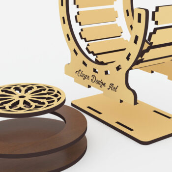 Intra απο ξύλο plywood 3mm-4mm πάχος - Διακοσμητικά Σουβέρ σε Κουτιά Laser Cut  Δίασταση 105x54 cm INTRAFABR-72392271 - Image 5