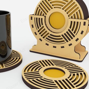 Intra απο ξύλο plywood 3mm-4mm πάχος - Διακοσμητικά Σουβέρ σε Κουτιά Laser Cut  Δίασταση 105x44 cm INTRAFABR-72392605 - Image 1