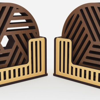 Intra απο ξύλο plywood 3mm-4mm πάχος - Διακοσμητικά Σουβέρ σε Κουτιά Laser Cut  Δίασταση 97x32 cm INTRAFABR-72392261 - Image 4