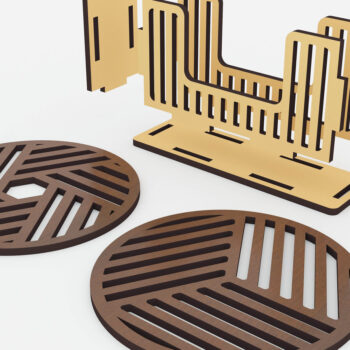 Intra απο ξύλο plywood 3mm-4mm πάχος - Διακοσμητικά Σουβέρ σε Κουτιά Laser Cut  Δίασταση 97x32 cm INTRAFABR-72392261 - Image 5